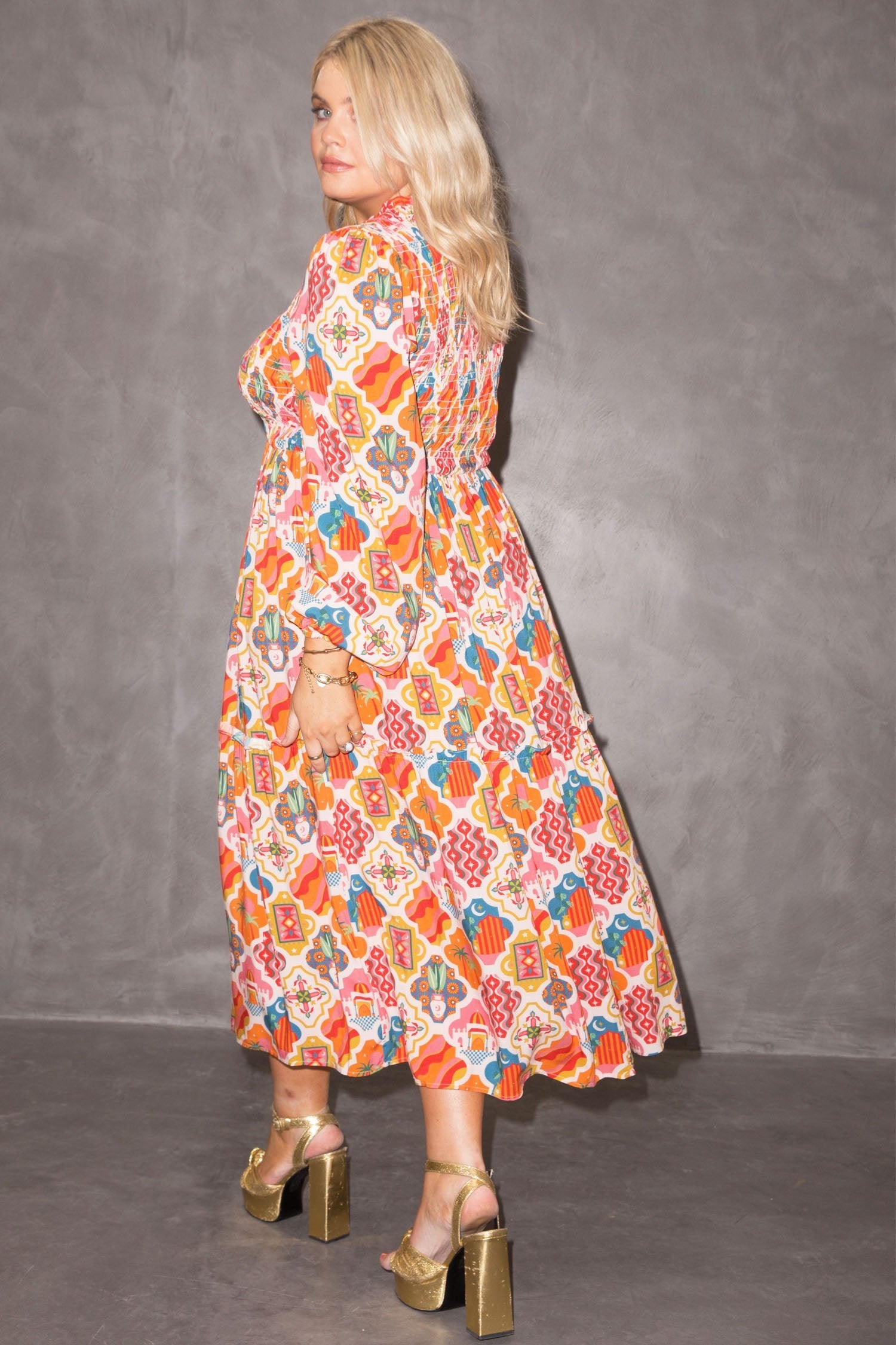 Amina Midi Dress - Curve - nfd-demo-dev