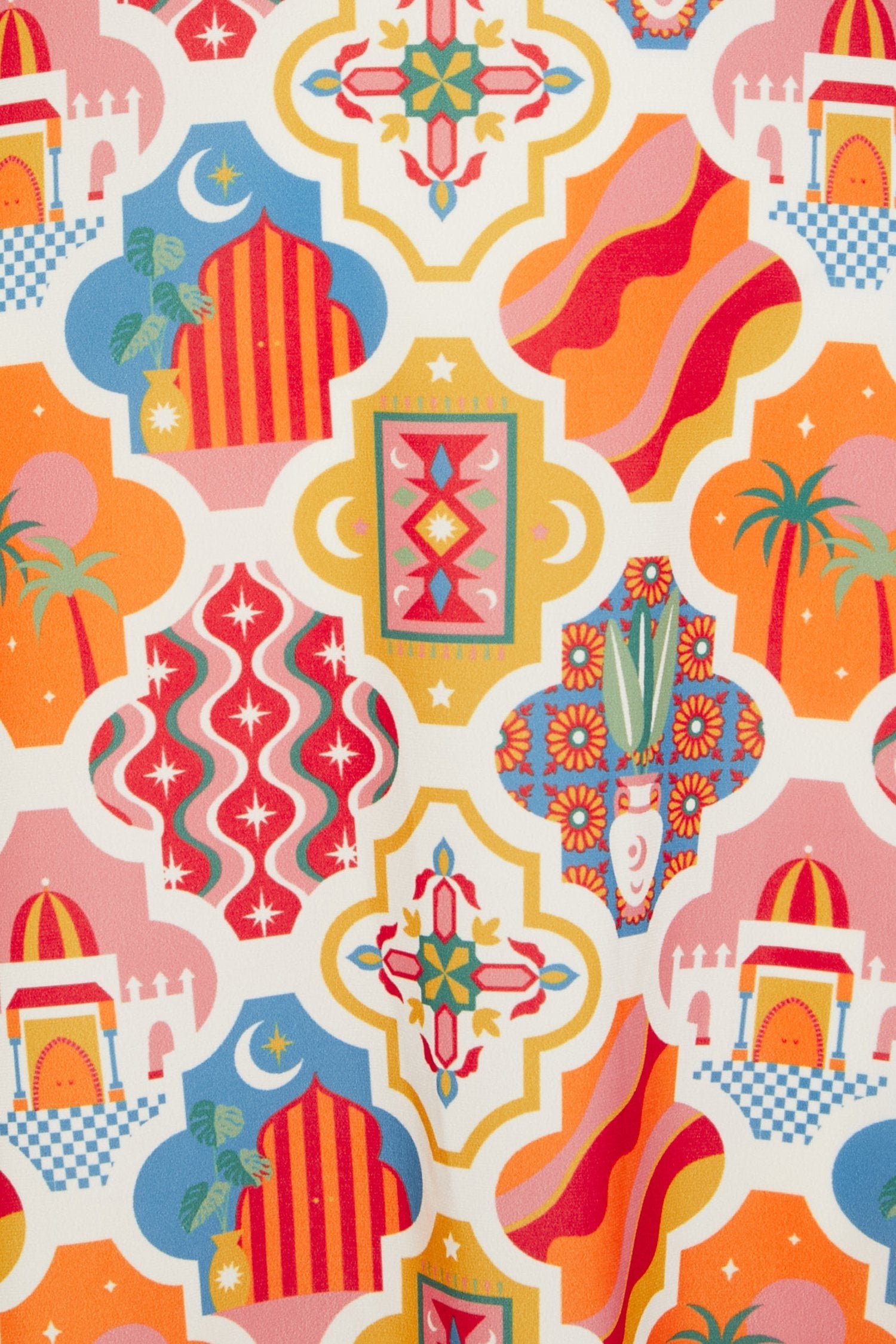Amina Print Jersey Dress - nfd-demo-dev