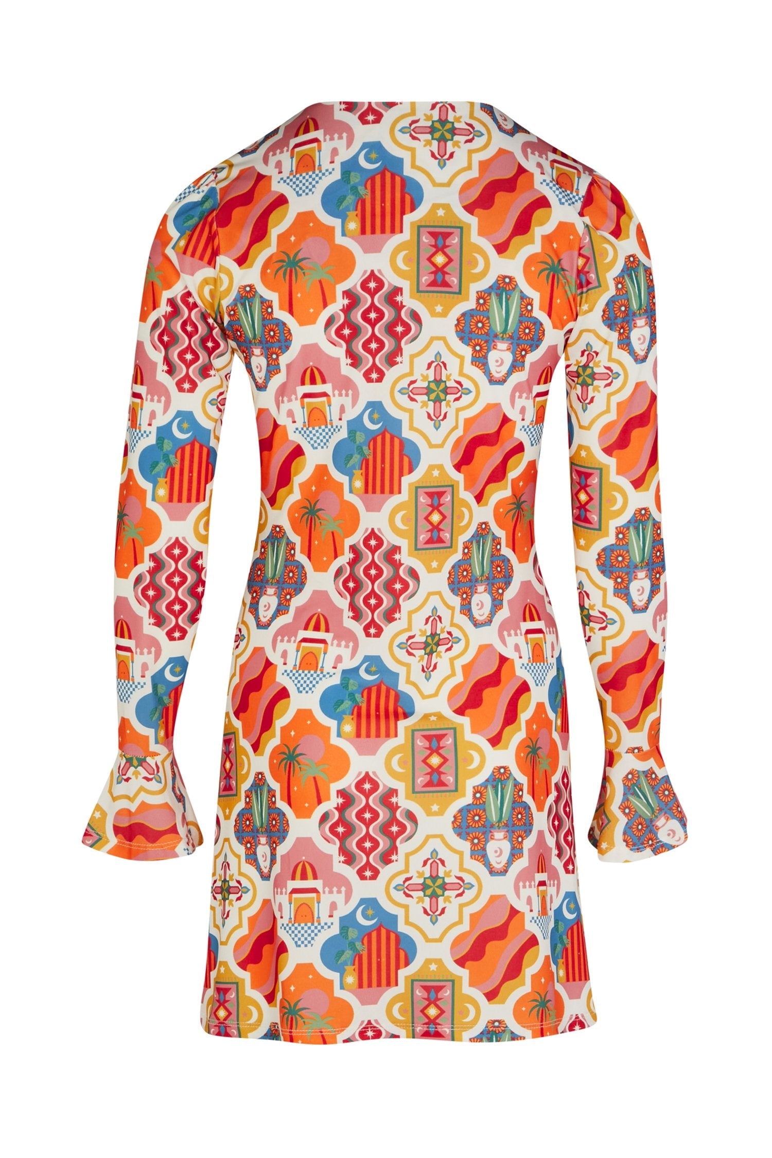 Amina Print Jersey Dress - nfd-demo-dev