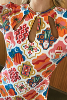 Thumbnail for Amina Print Jersey Dress - nfd-demo-dev
