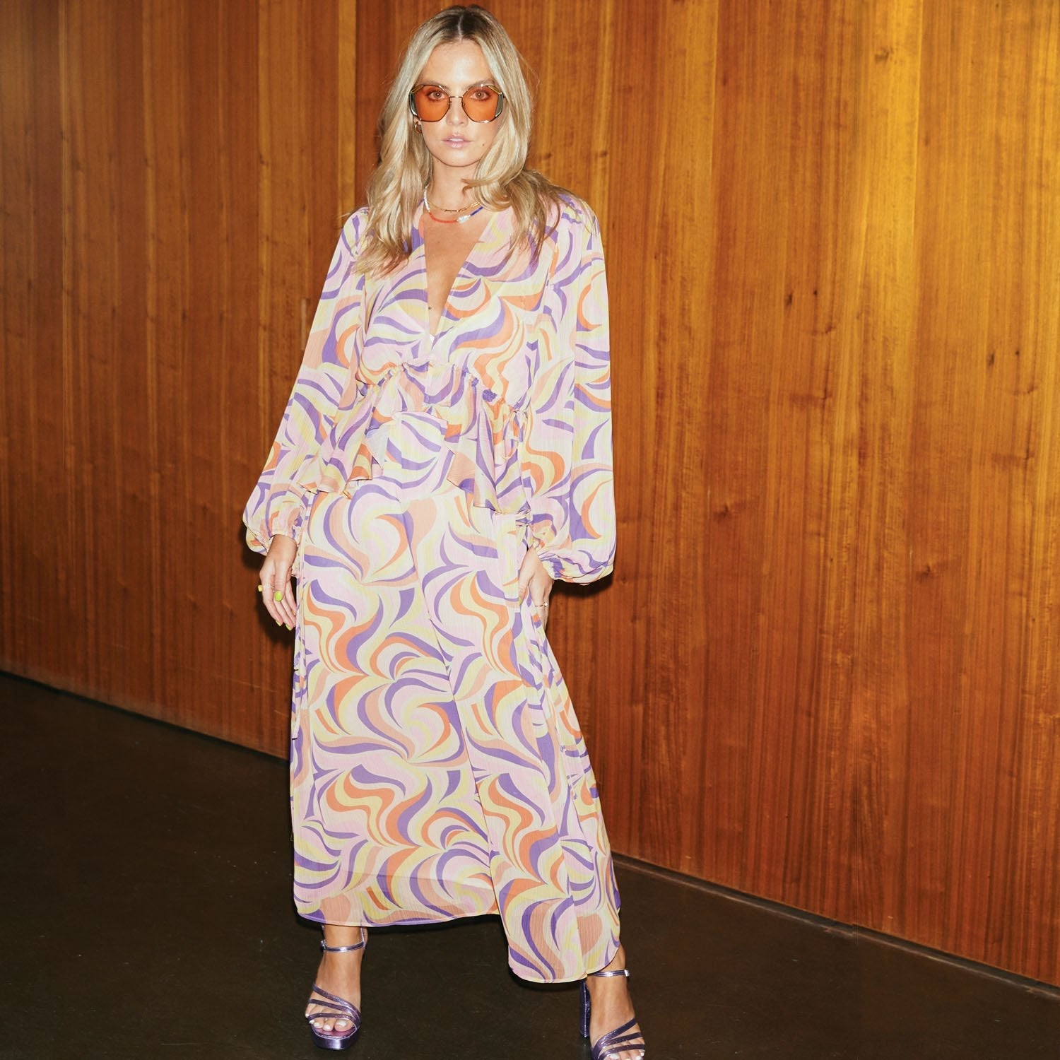 Autumnal Swirl Midi Dress - nfd-demo-dev