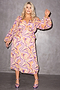 Autumnal Swirl Midi Dress - Curve