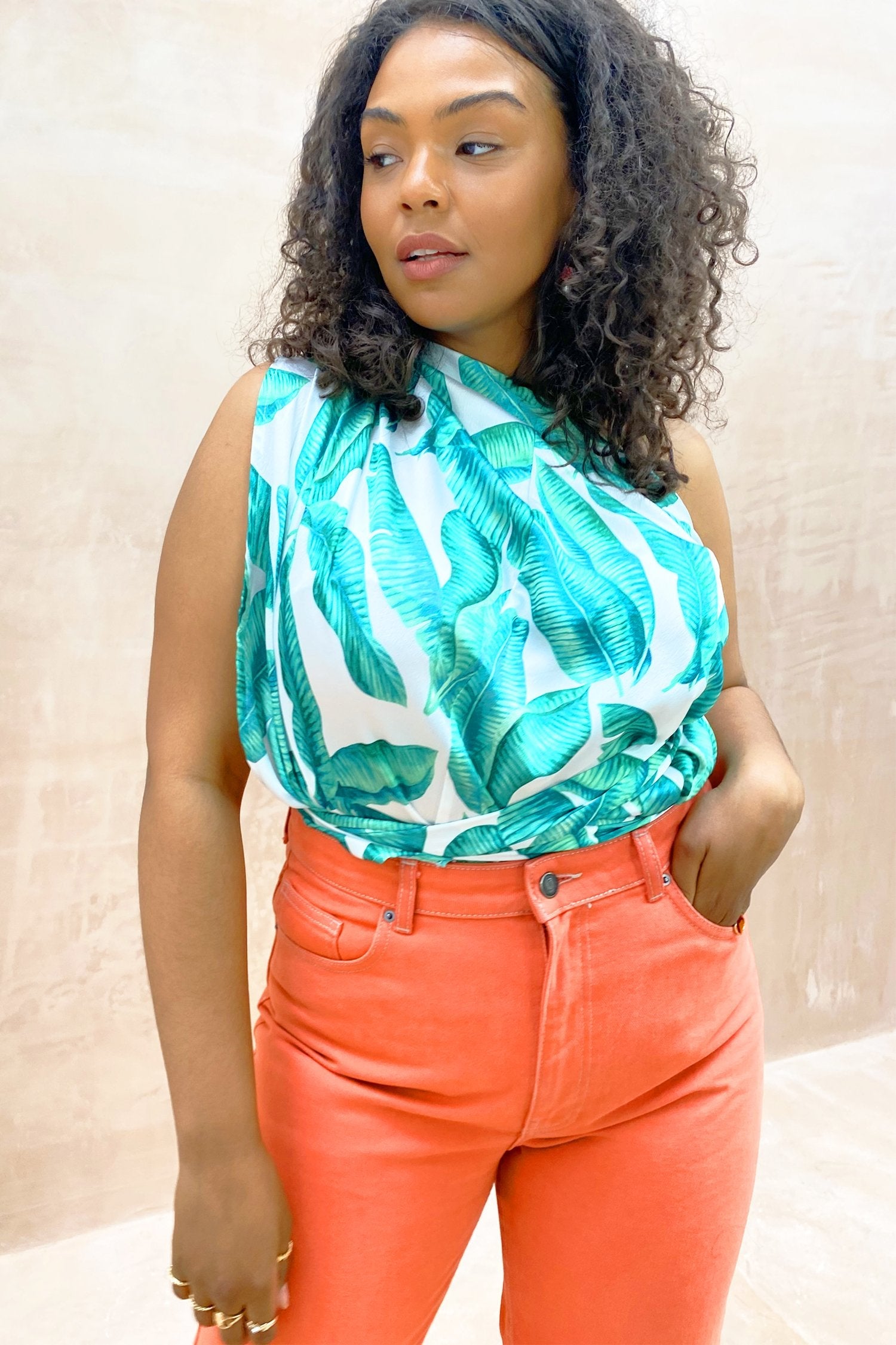 Banana Leaf Jaspre Skirt - Curve - nfd-demo-dev