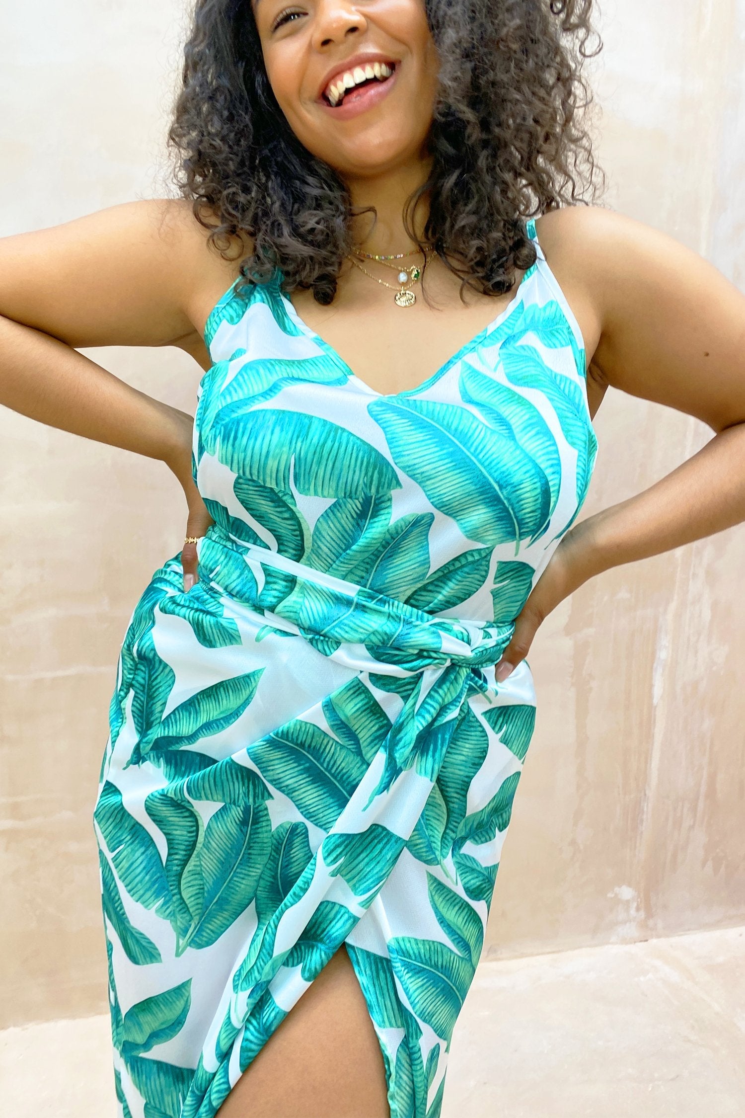 Banana Leaf Jaspre Skirt - Curve - nfd-demo-dev