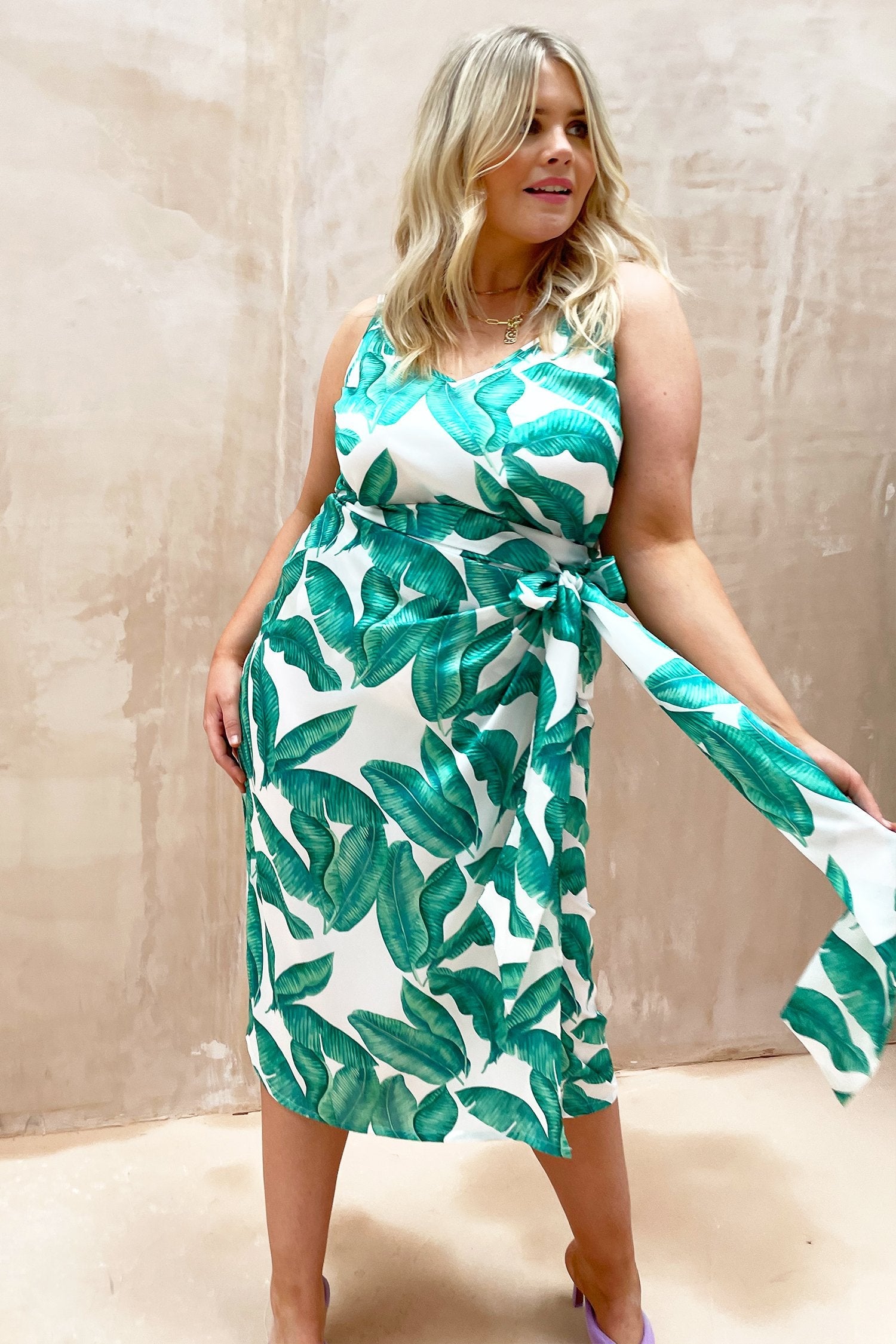 Banana Leaf Jaspre Skirt - Curve - nfd-demo-dev