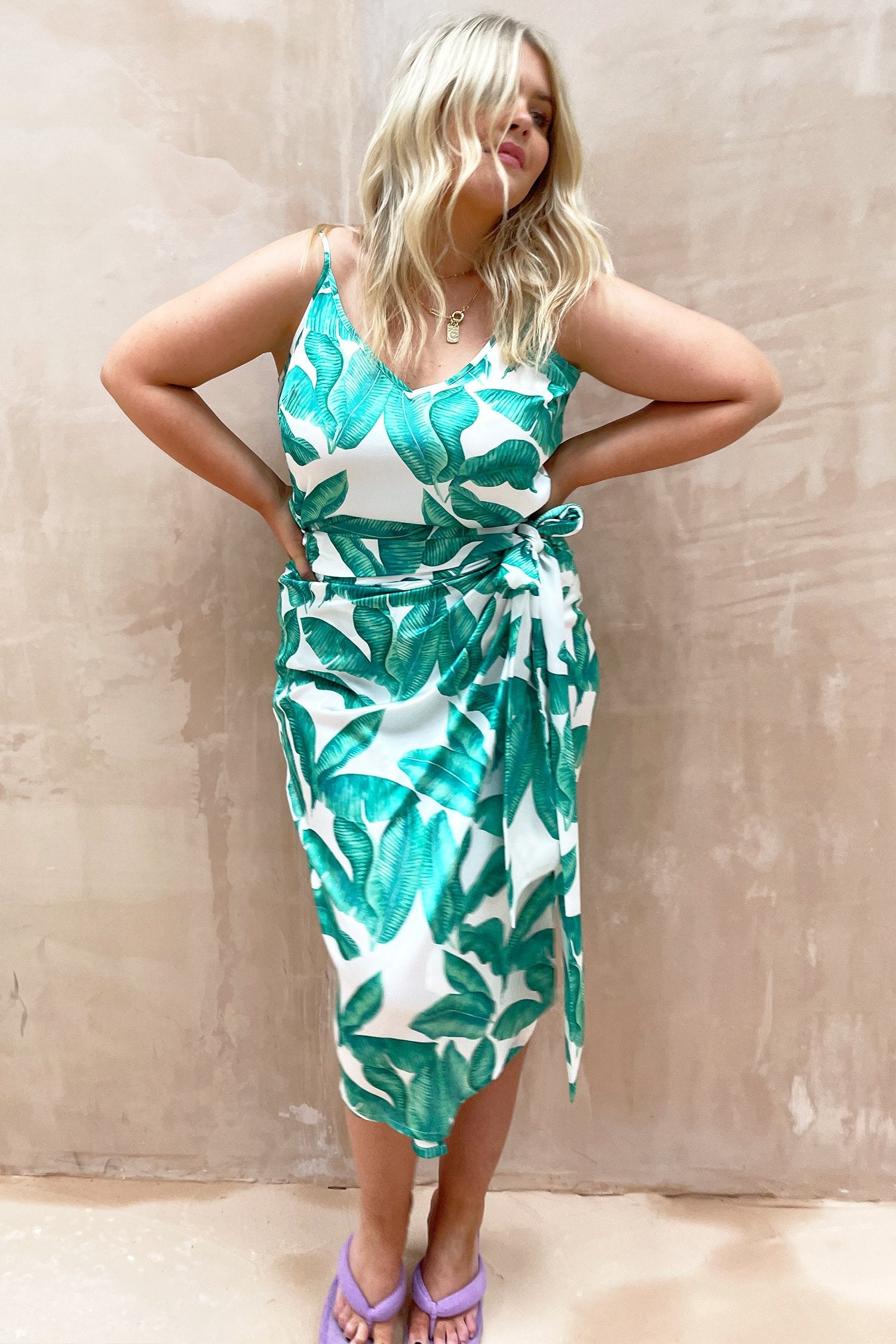 Banana Leaf Jaspre Skirt - Curve - nfd-demo-dev