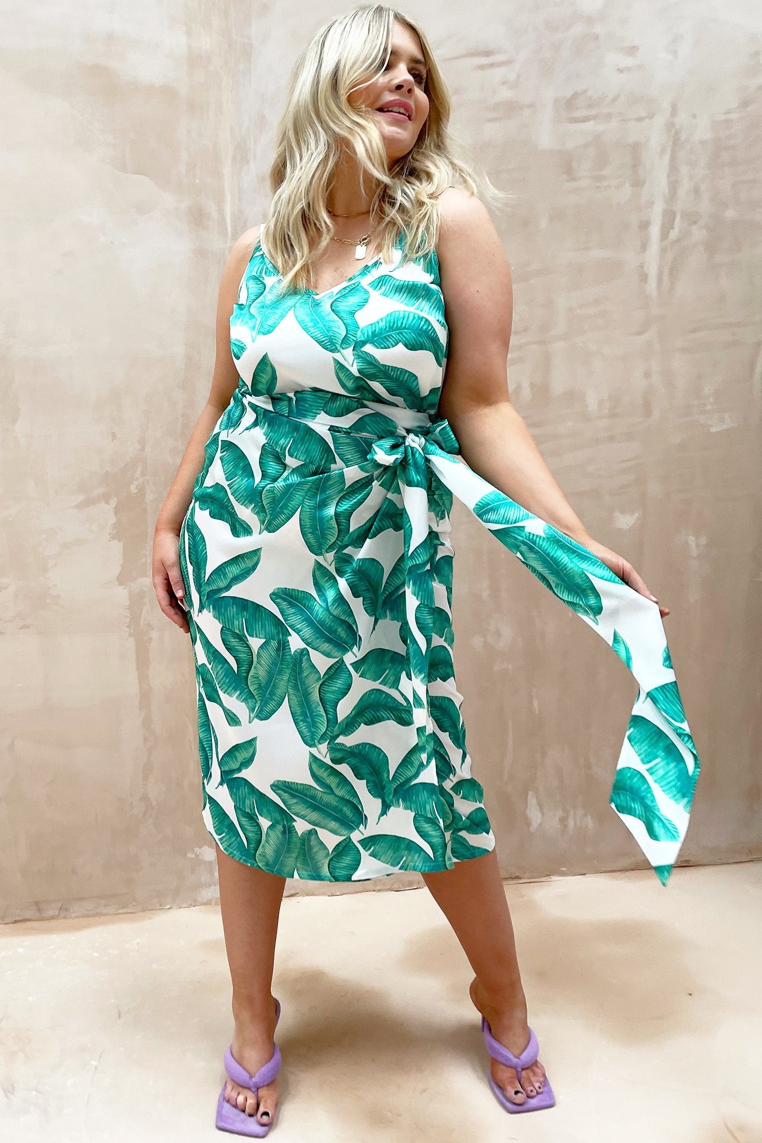 Banana Leaf Jaspre Skirt - Curve - nfd-demo-dev