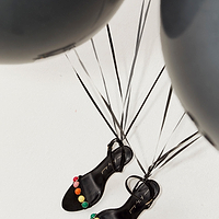 Thumbnail for Black Beaded Stiletto Heel - nfd-demo-dev