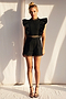 Black Charming Playsuit