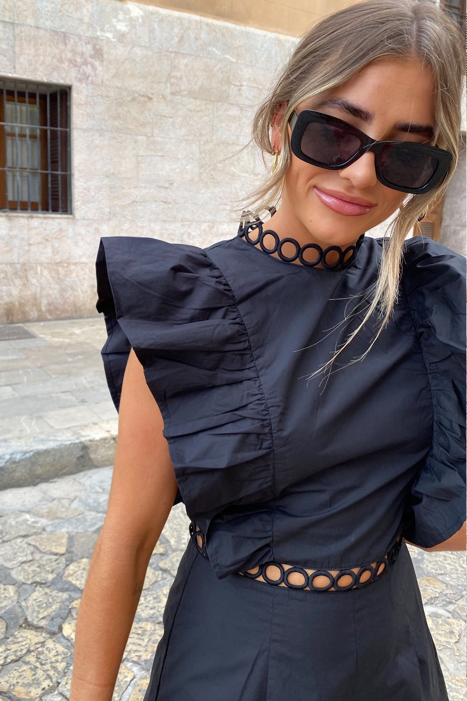 Black Charming Playsuit - nfd-demo-dev