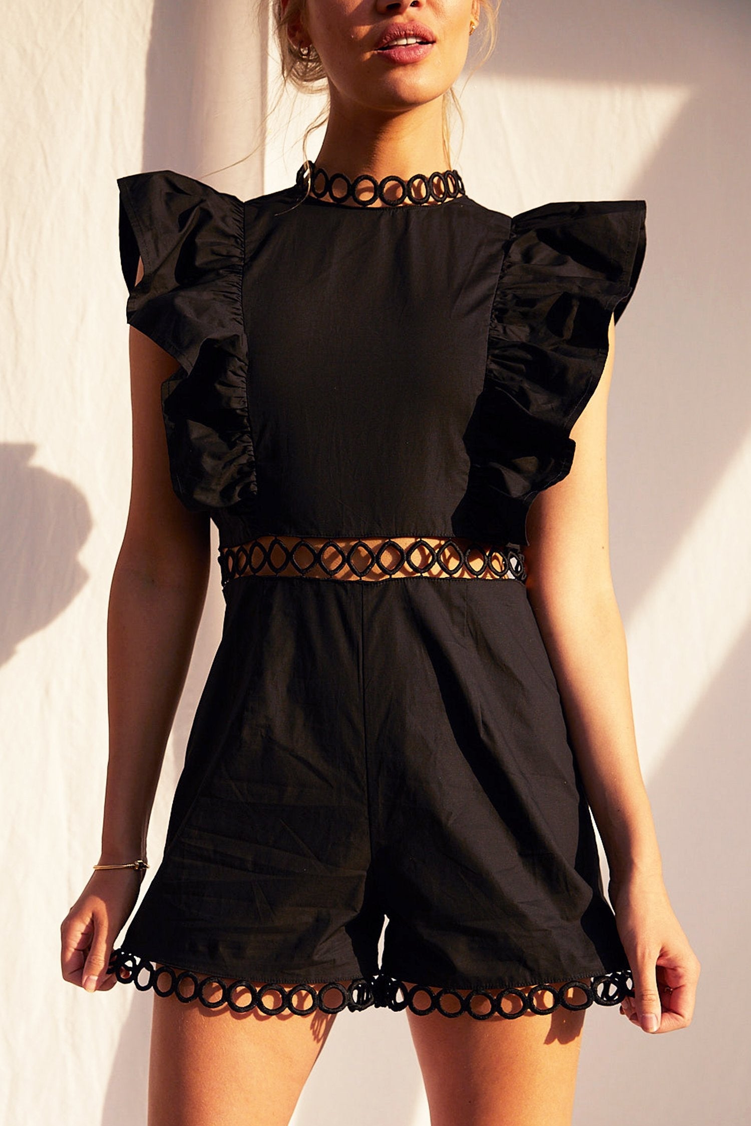Black Charming Playsuit - nfd-demo-dev