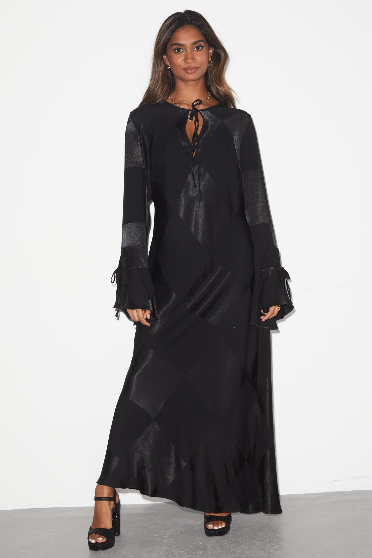 Black Check Andie Dress - nfd-demo-dev