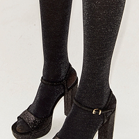 Thumbnail for Black Glitter Chunky Platform Heel - nfd-demo-dev