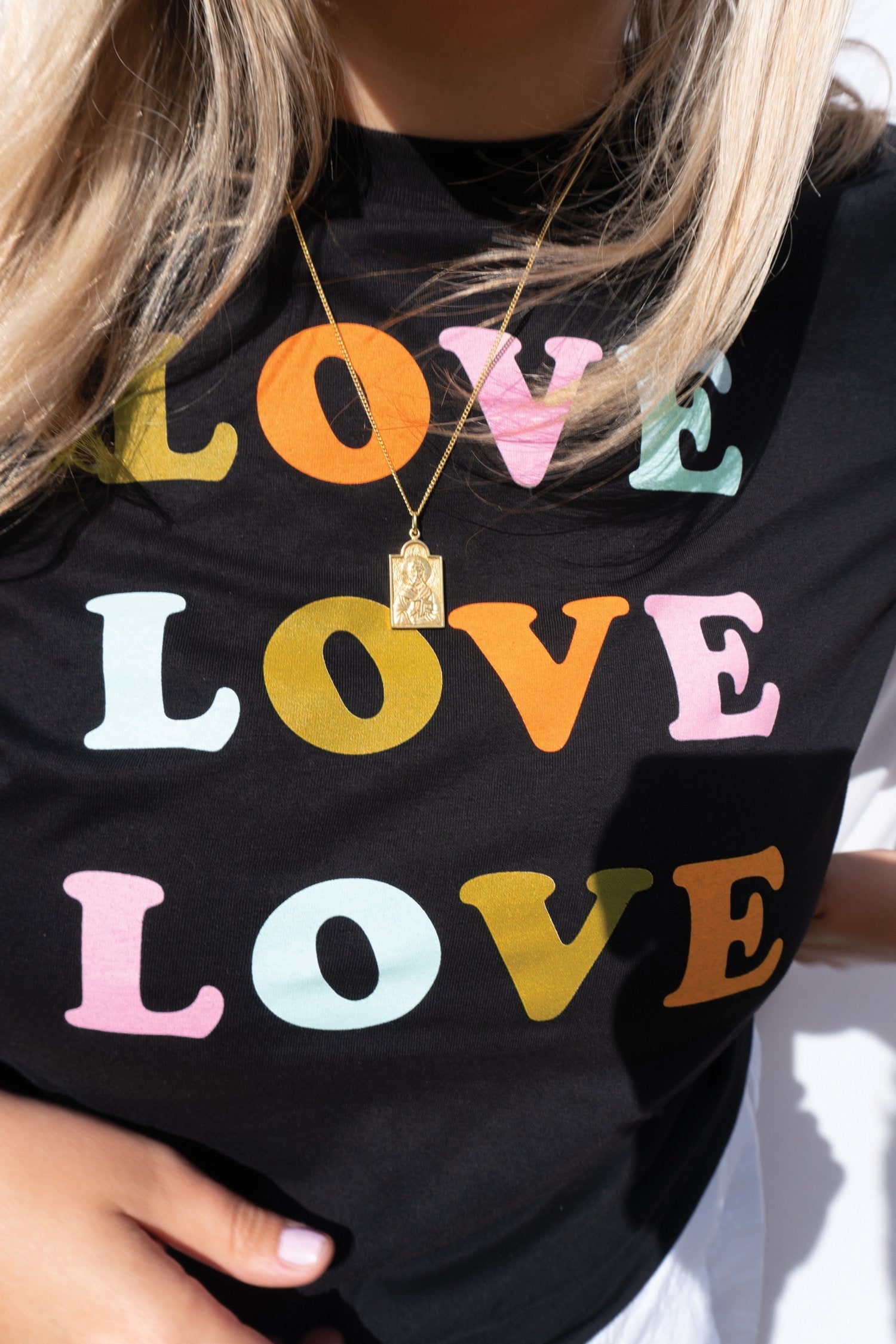 Black Love, Love, Love T-shirt - nfd-demo-dev