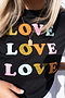 Black Love, Love, Love T-shirt