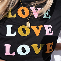 Thumbnail for Black Love, Love, Love T-shirt - nfd-demo-dev