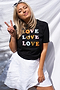 Black Love, Love, Love T-shirt