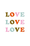 Black Love, Love, Love T-shirt