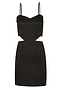 Black Love Story Mini Dress