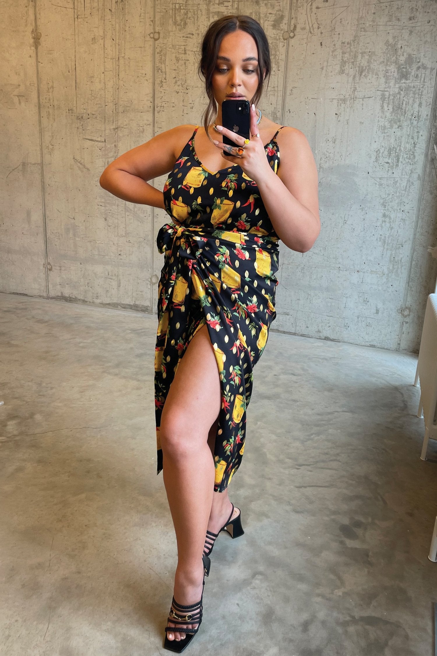 Black Picante Jaspre Skirt - Curve - nfd-demo-dev