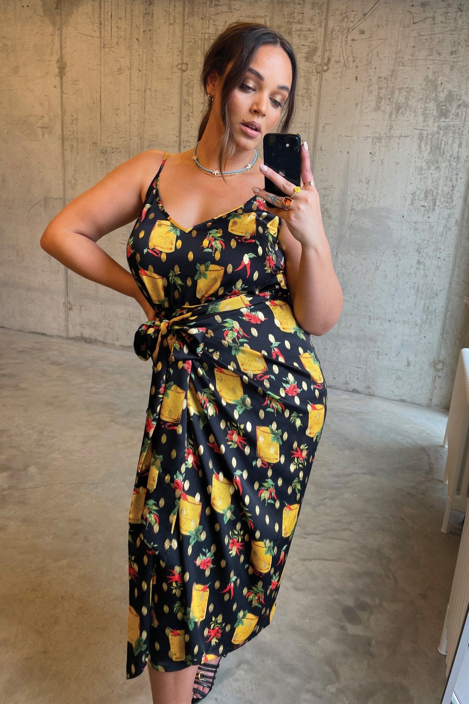 Black Picante Jaspre Skirt - Curve - nfd-demo-dev