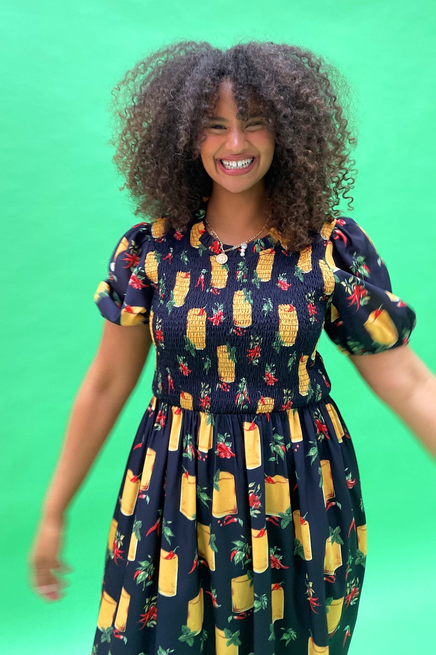 Black Picante Savanna Dress - Curve - nfd-demo-dev
