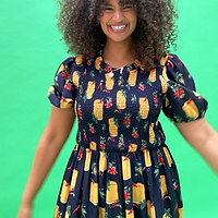 Thumbnail for Black Picante Savanna Dress - Curve - nfd-demo-dev