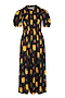 Black Picante Savanna Dress - Curve