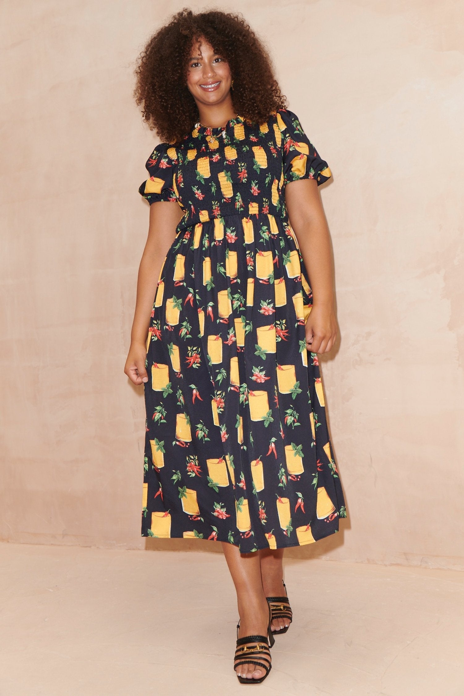 Black Picante Savanna Dress - Curve - nfd-demo-dev