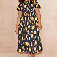 Thumbnail for Black Picante Savanna Dress - Curve - nfd-demo-dev