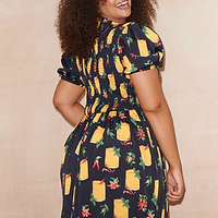 Thumbnail for Black Picante Savanna Dress - Curve - nfd-demo-dev
