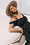 Black Print Paola Dress
