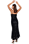 Black Sequin Mya Dress