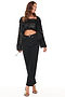 Black Sparkle Crop Top