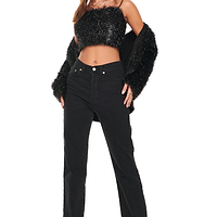 Thumbnail for Black Sparkle Crop Top - nfd-demo-dev