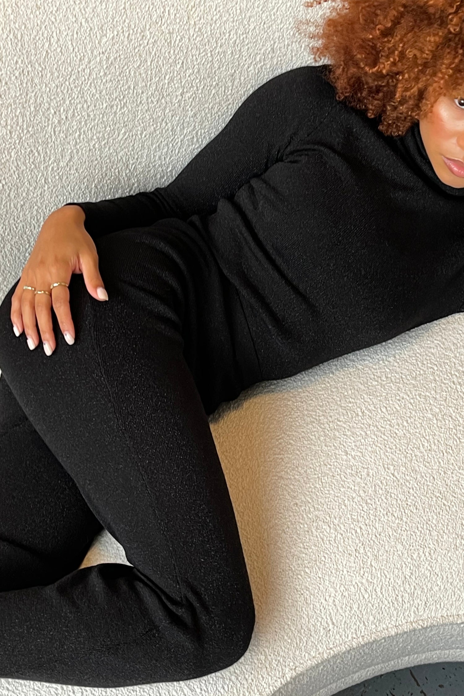 Black Sparkle Roll Neck - nfd-demo-dev