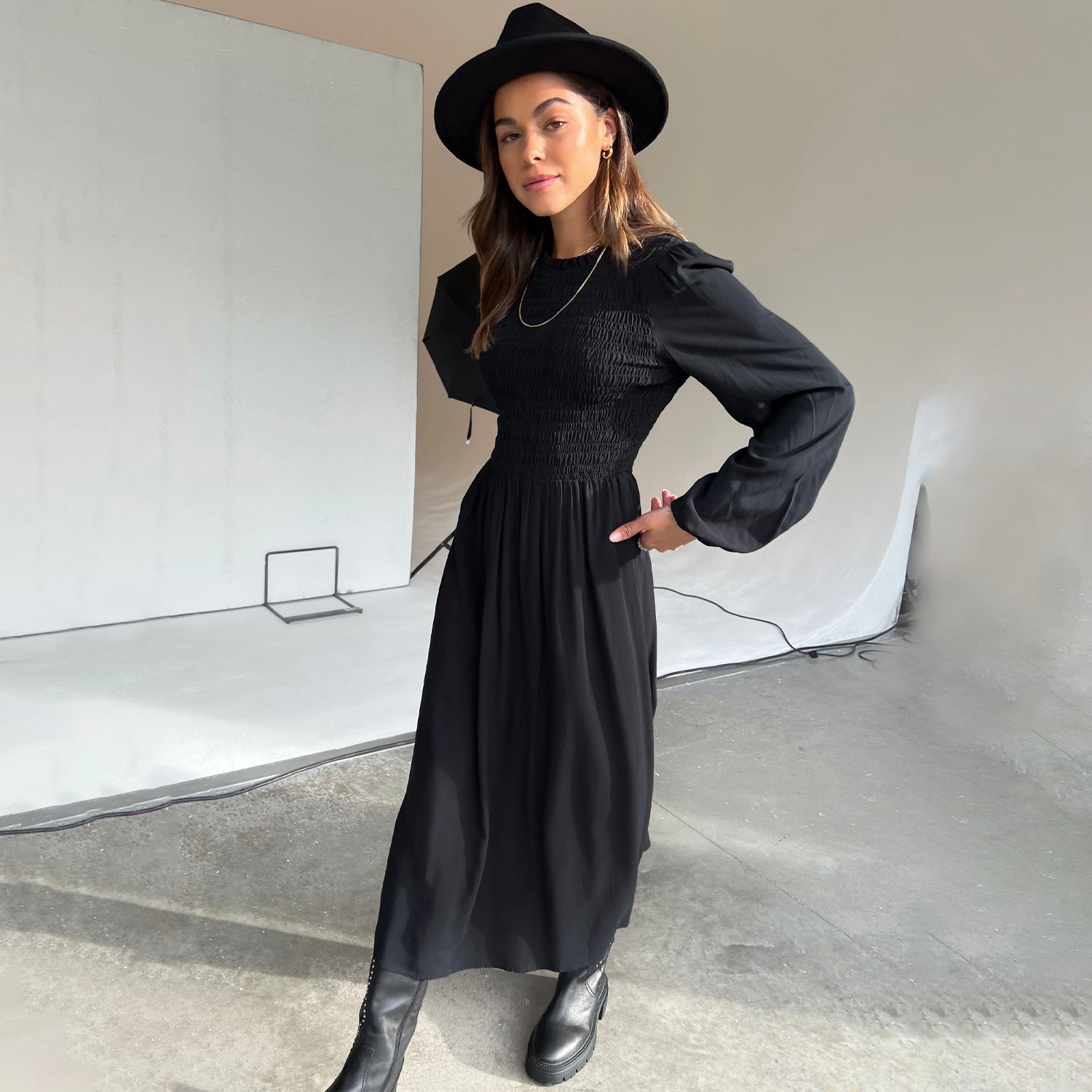Black Swedish Dress - nfd-demo-dev