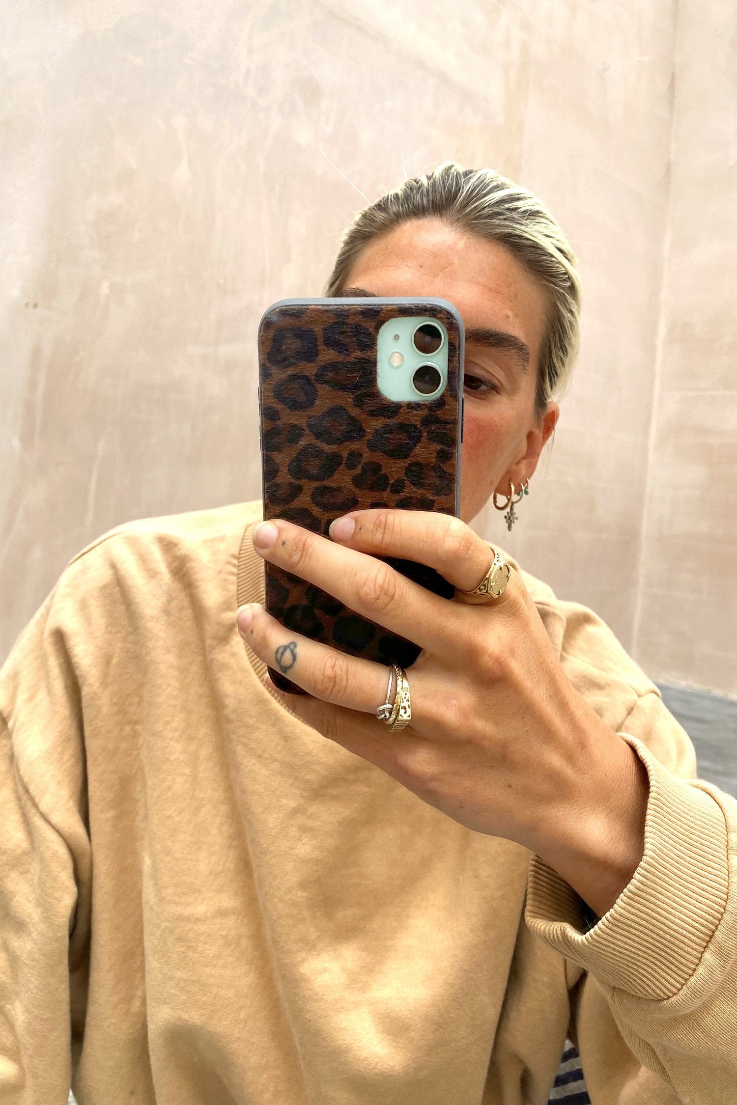 Black Textured Leopard IPhone Case - nfd-demo-dev