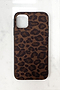 Black Textured Leopard IPhone Case