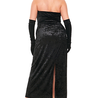Thumbnail for Black Velvet Maxi Dress - nfd-demo-dev