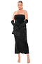 Black Velvet Maxi Dress