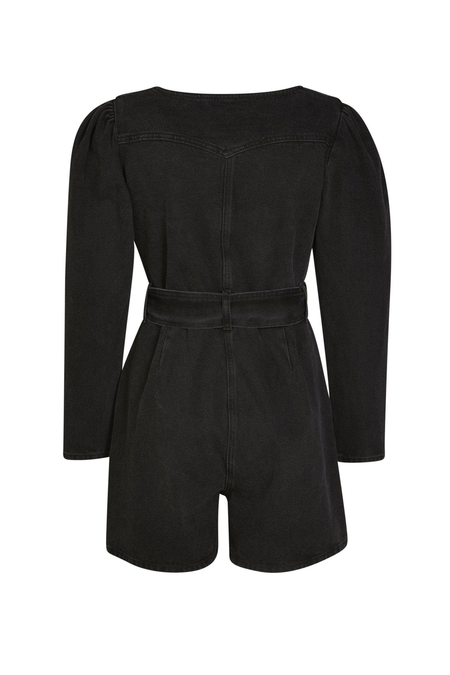 Black Wash Denim Playsuit - nfd-demo-dev