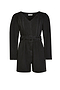 Black Wash Denim Playsuit