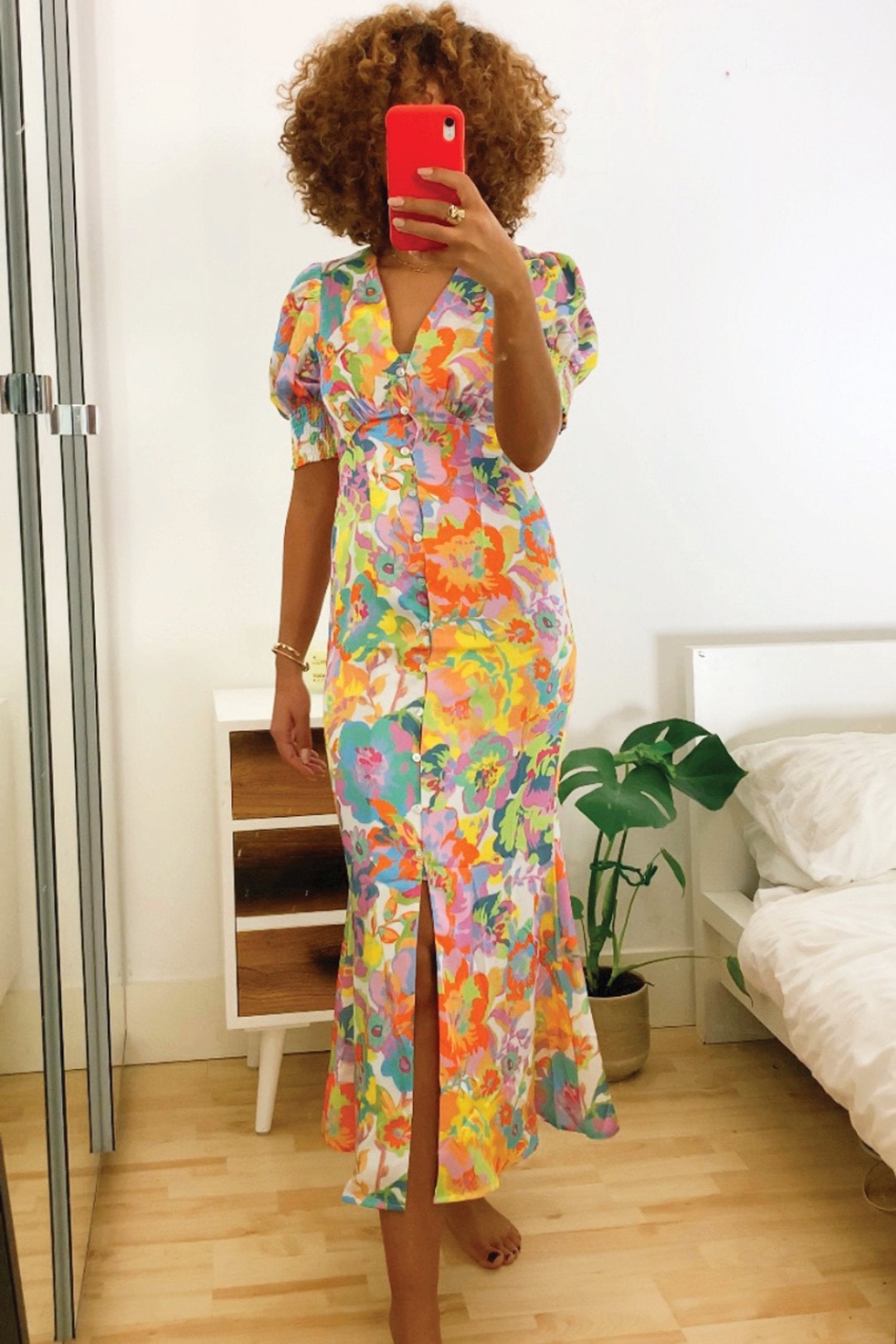 Blossom Short Sleeve Lindos Dress - nfd-demo-dev