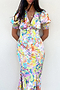 Blossom Short Sleeve Lindos Dress