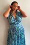 Blue Rainbow Beatrice Skirt - Curve