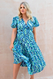 Blue Rainbow Beatrice Skirt - Curve