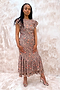 Brown Leopard Print Frida Dress