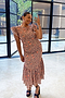 Brown Leopard Print Frida Dress