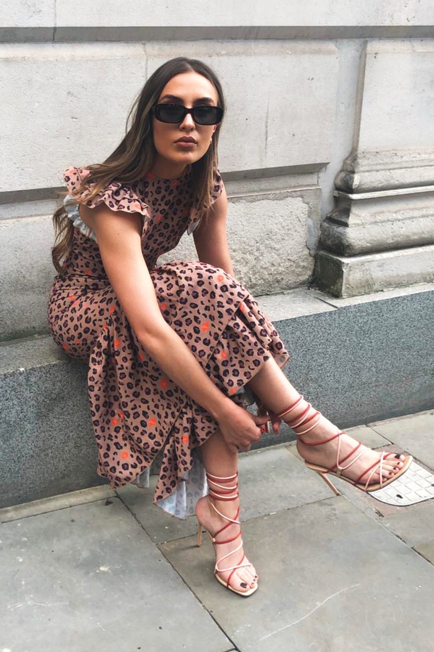 Brown Leopard Print Frida Dress - nfd-demo-dev